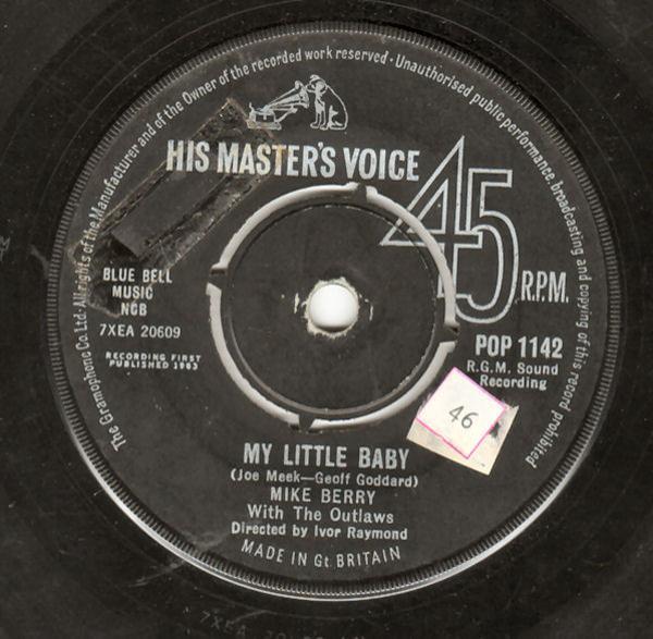 Mike Berry, The Outlaws (3) - My Little Baby