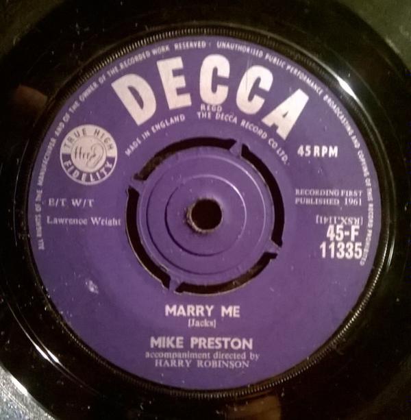 Mike Preston - Marry Me