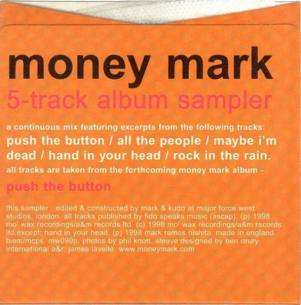 Money Mark - Push The Button - 5 Track Album Sampler