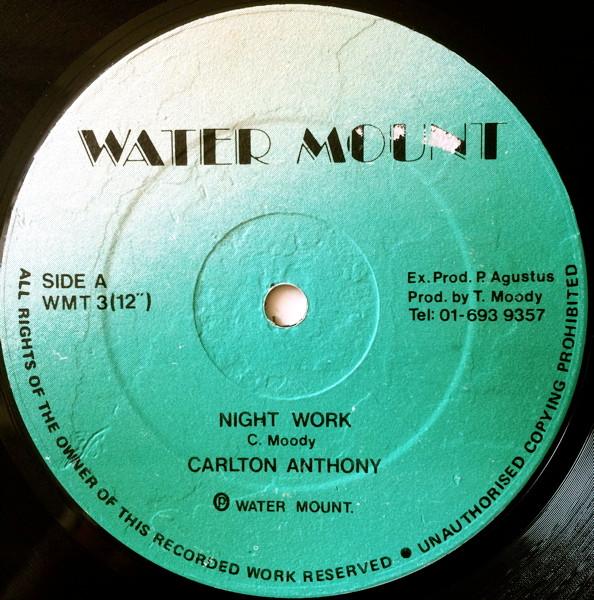 Mystic Radics, Carlton Anthony - Night Work / Night Work (Version)