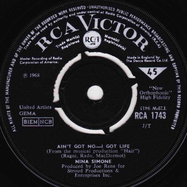 Nina Simone - Ain't Got No - I Got Life / Do What You Gotta Do
