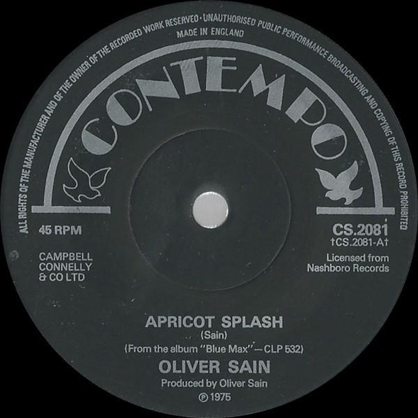 Oliver Sain - Apricot Splash