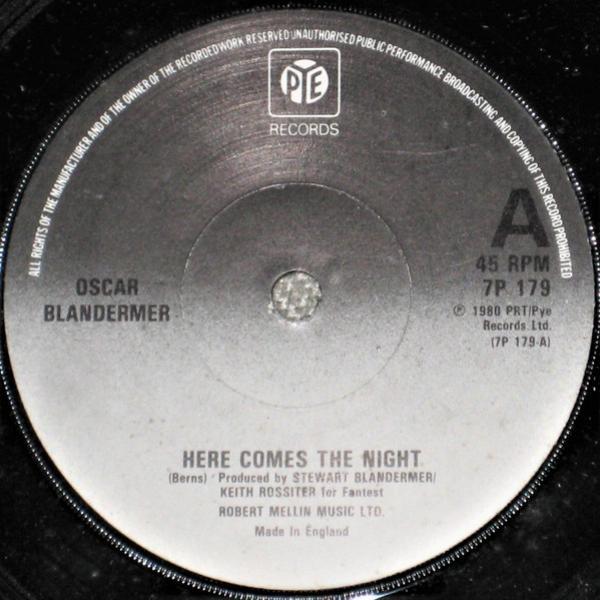 Oscar Blandermer - Here Comes The Night