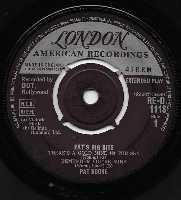 Pat Boone - Pat's Big Hits