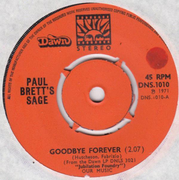 Paul Brett's Sage - Goodbye Forever