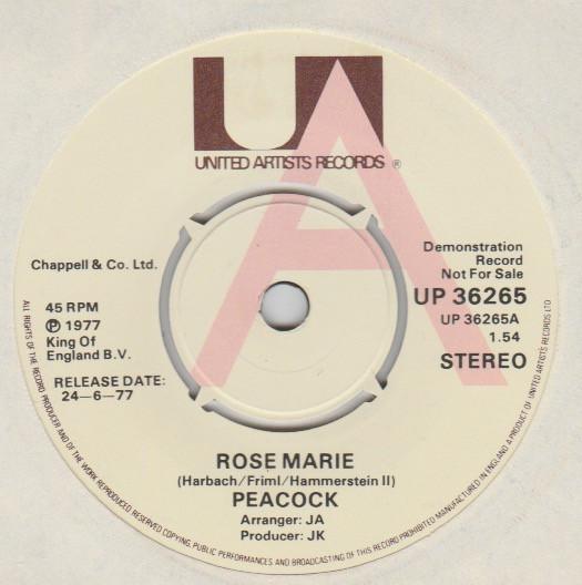 Peacock  - Rose Marie