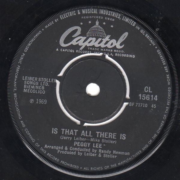 Peggy Lee - Is That All There Is