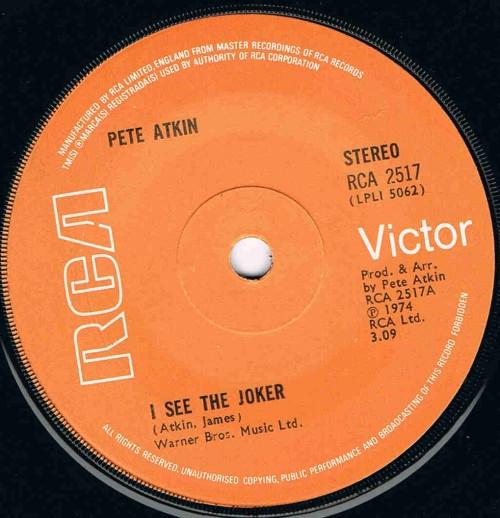 Pete Atkin - I See The Joker