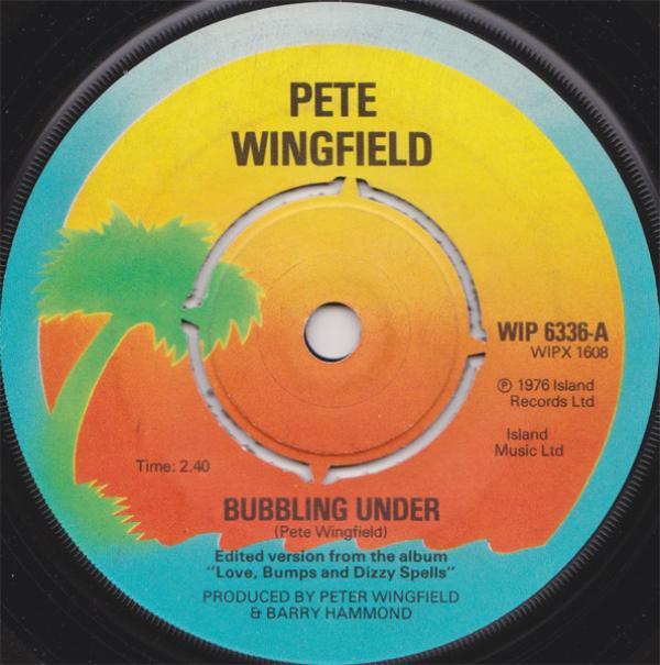 Pete Wingfield - Bubbling Under