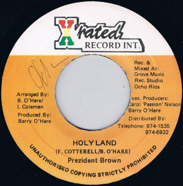 Prezident Brown, X-Rated Gang - Holy Land