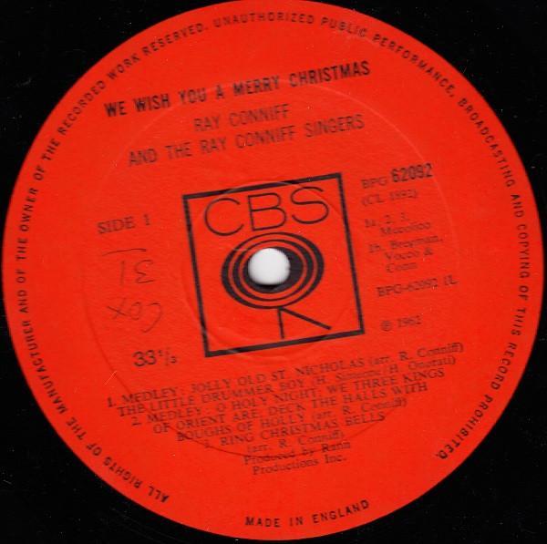 Ray Conniff And The Singers - We Wish You A Merry Christmas