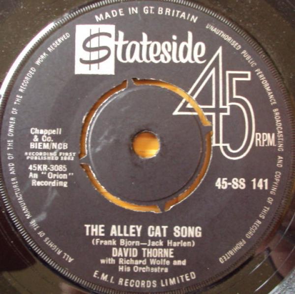 Richard Wolfe And His Orchestra, David Thorne - The Alley Cat Song