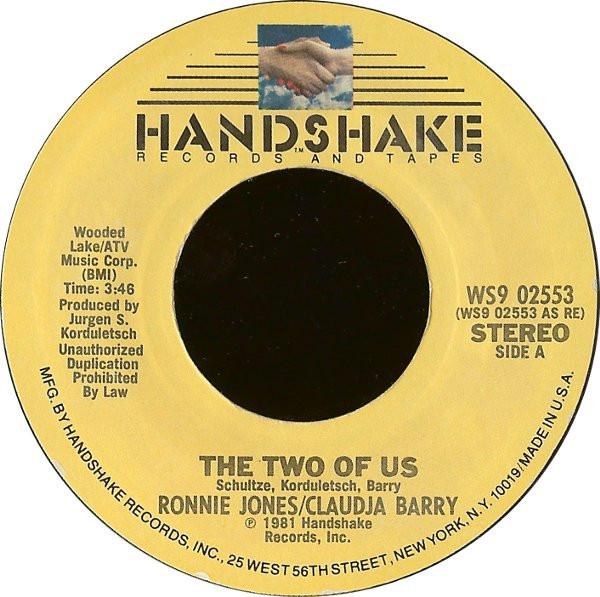 Ronnie Jones, Claudja Barry - The Two Of Us
