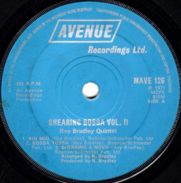 Roy Bradley Quintet - Shearing Bossa Nova Vol. II