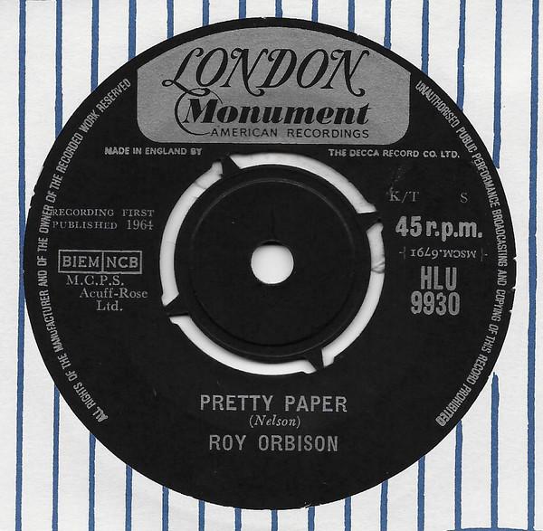 Roy Orbison - Pretty Paper /  Summersong