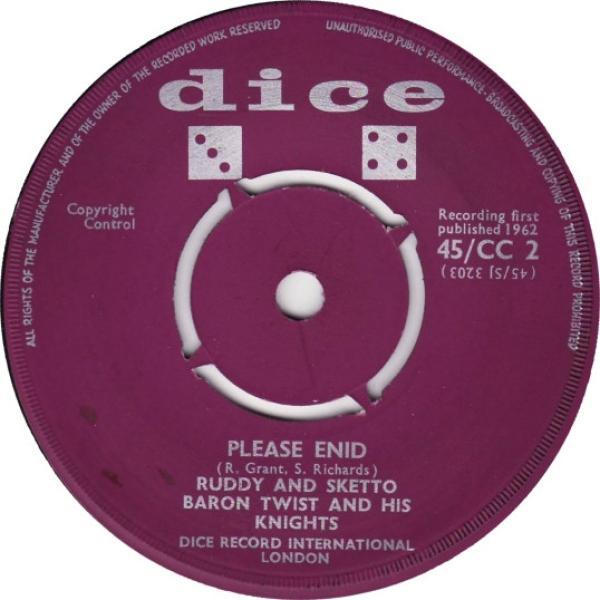 Ruddy And Sketto, Baron Twist & His Knights - Please Enid / A B C Boogie