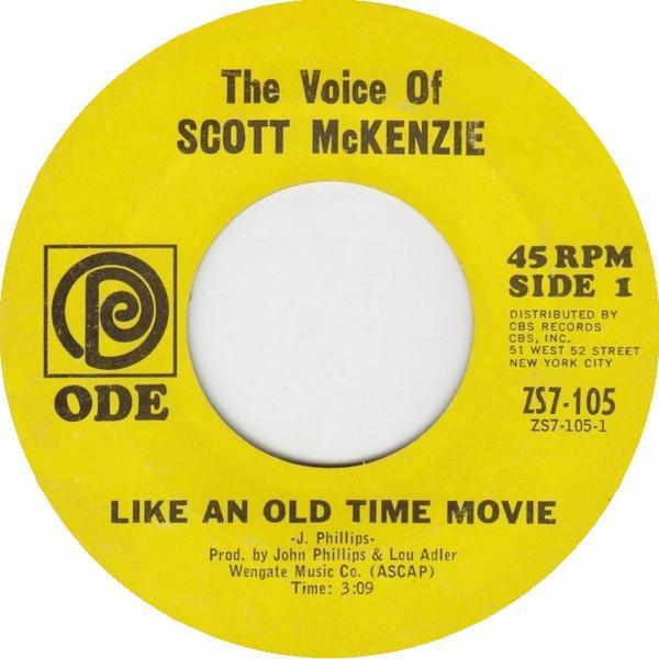 Scott McKenzie - Like An Old Time Movie
