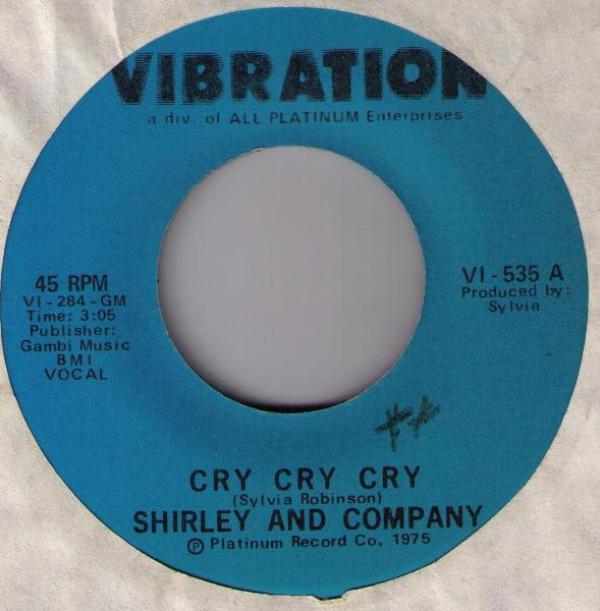Shirley & Company - Cry Cry Cry