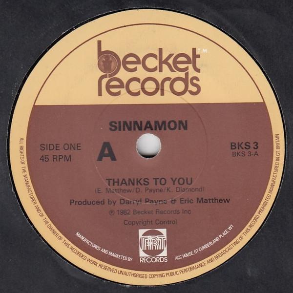 Sinnamon - Thanks To You