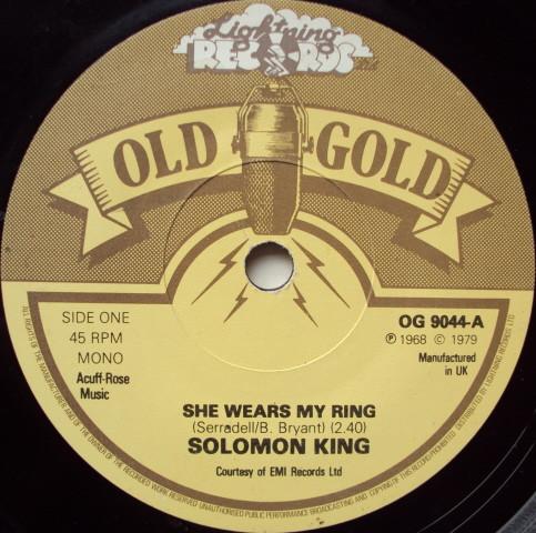 Solomon King - She Wears My Ring