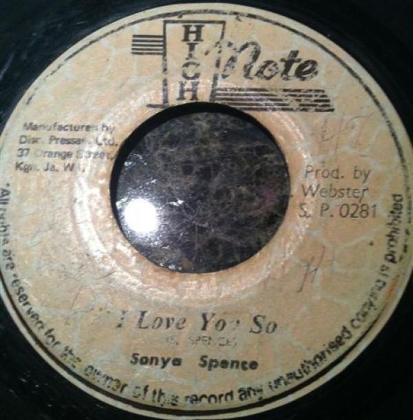Sonya Spence - I Love You So
