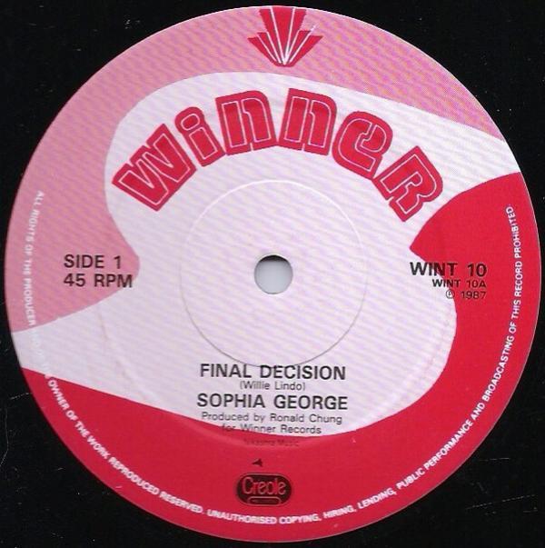 Sophia George - Final Decision