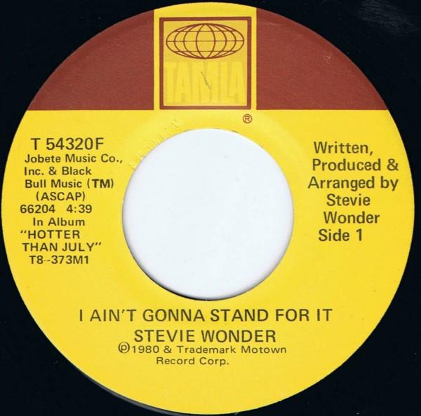 Stevie Wonder - I Ain't Gonna Stand For It