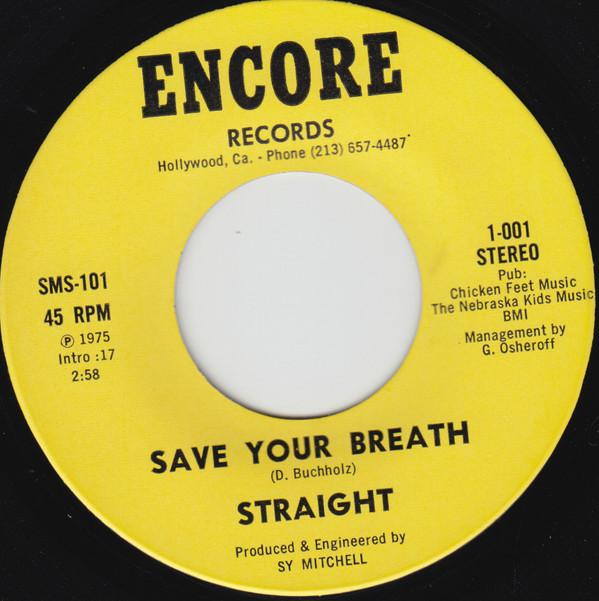 Straight  - Save Your Breath
