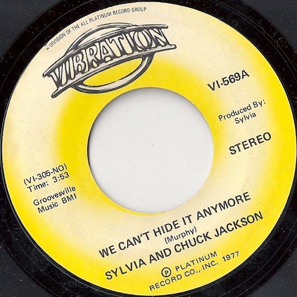 Sylvia Robinson, Chuck Jackson - We Can't Hide It Anymore