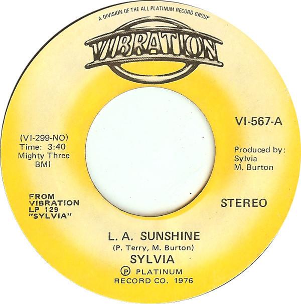 Sylvia Robinson - L.A. Sunshine / Taxi