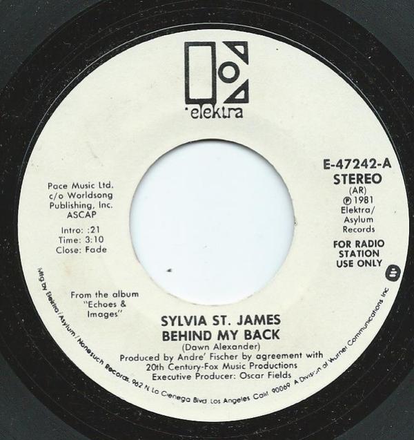 Sylvia St. James - Behind My Back
