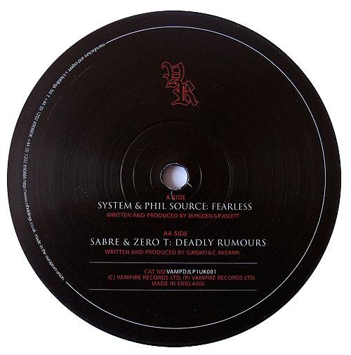 System (9), Phil Source, Sabre, Zero Tolerance - Fearless / Deadly Rumours