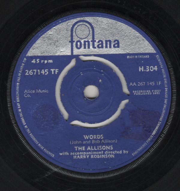 The Allisons - Words