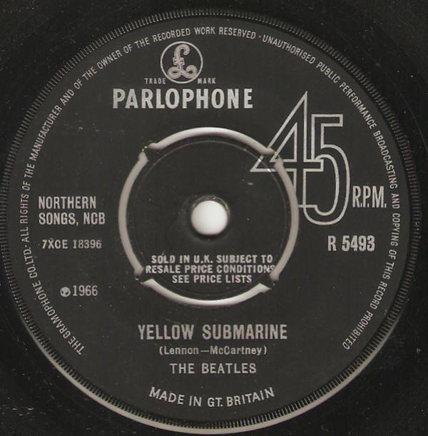 The Beatles - Eleanor Rigby / Yellow Submarine