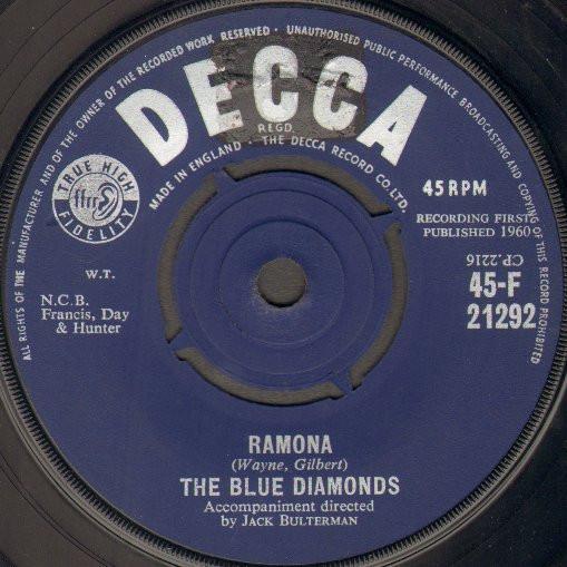 The Blue Diamonds - Ramona / All Of Me