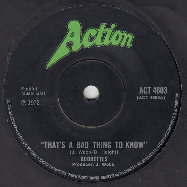 The Bobbettes - That's A Bad Thing To Know