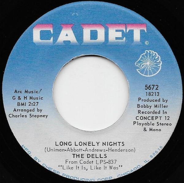 The Dells - Long Lonely Nights / A Little Understanding