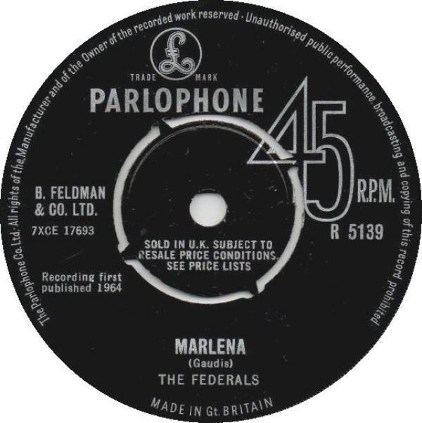 The Federals  - Marlena / Please Believe Me