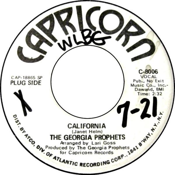 The Georgia Prophets - California / Music With Soul
