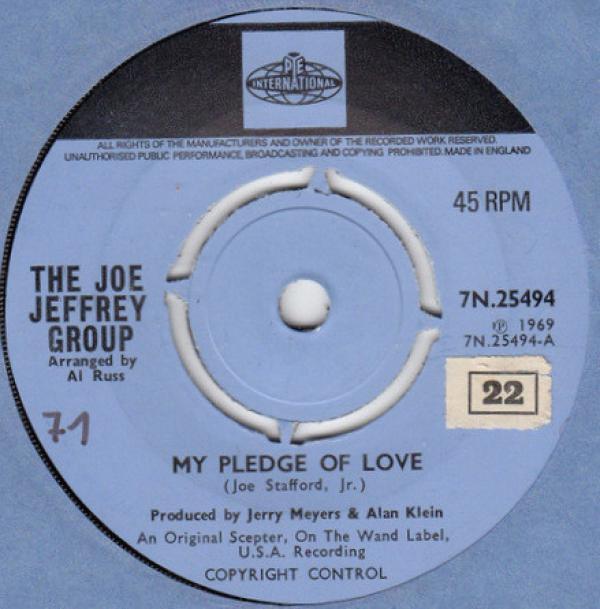 The Joe Jeffrey Group - My Pledge Of Love