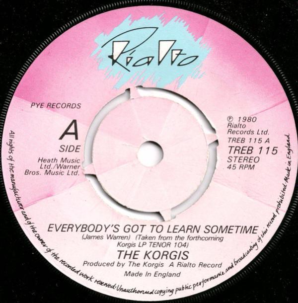 The Korgis - Everybody's Got To Learn Sometime