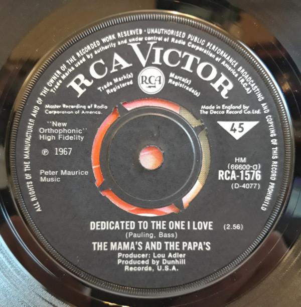 The Mamas & The Papas - Dedicated ToThe One l Love