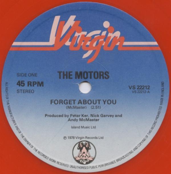 The Motors - Forget About You