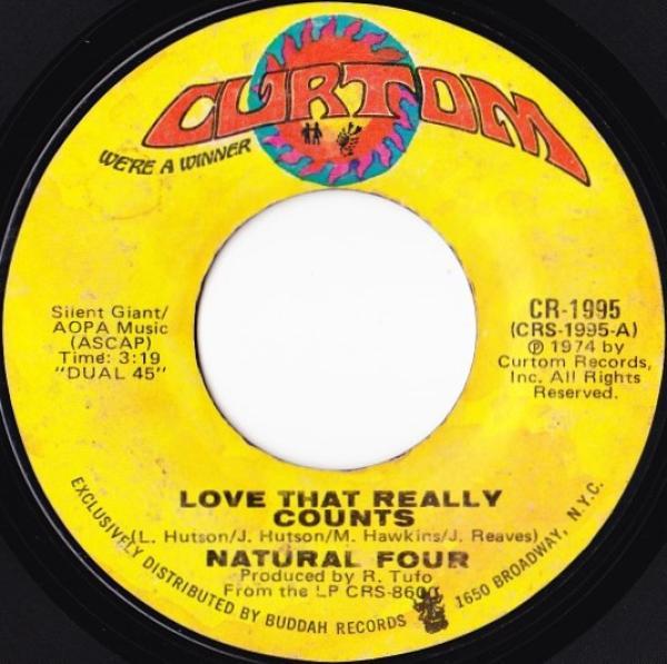 The Natural Four - Love That Really Counts / Love's Society