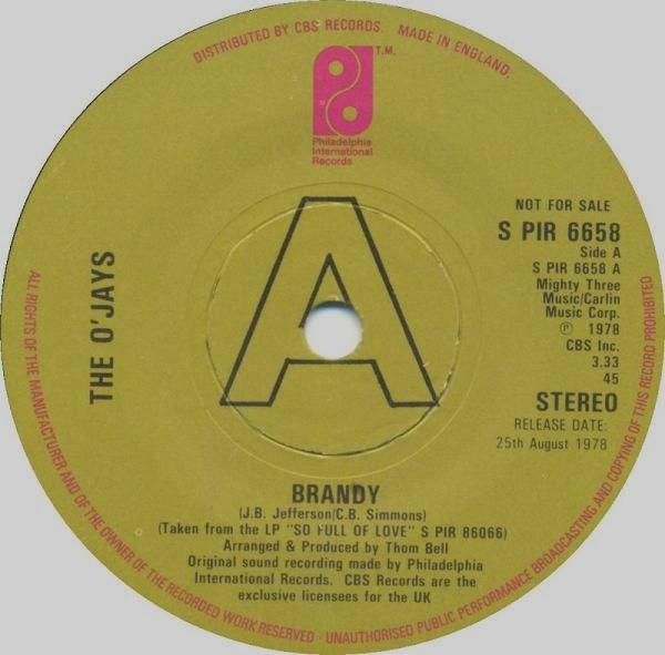 The O'Jays - Brandy