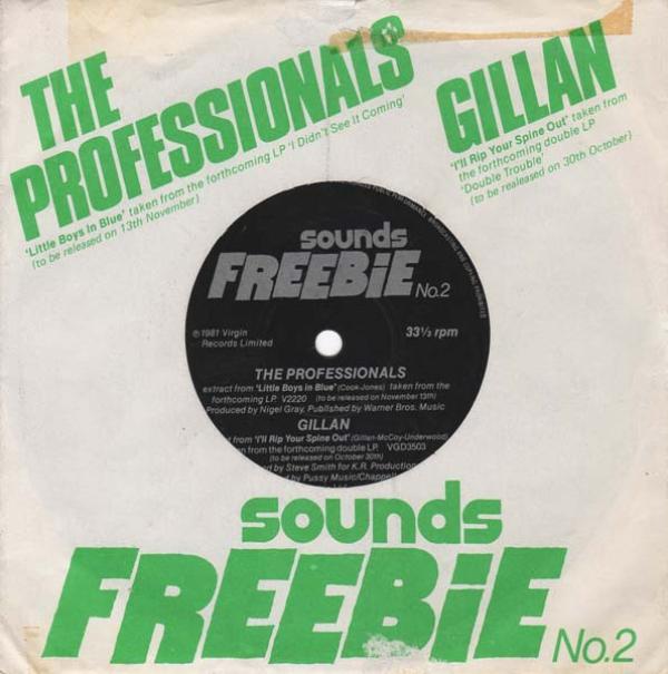 The Professionals , Gillan - Sounds Freebie No. 2