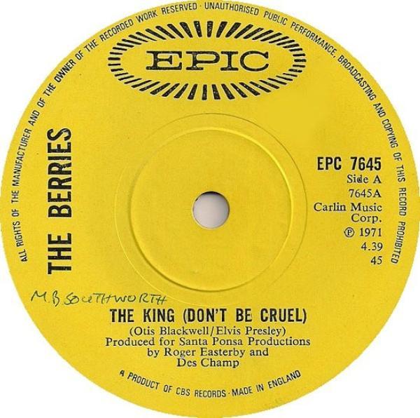 The Rockin' Berries - The King (Don't Be Cruel)