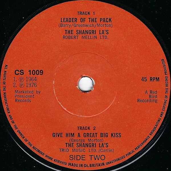 The Shangri-Las - Leader Of The Pack / Give Him A Great Big Kiss