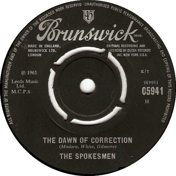 The Spokesmen - The Dawn Of Correction
