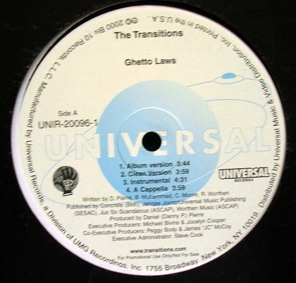 The Transitions - Ghetto Laws